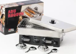 Abu Garcia Stainless Steel Smoker With 2 Burners