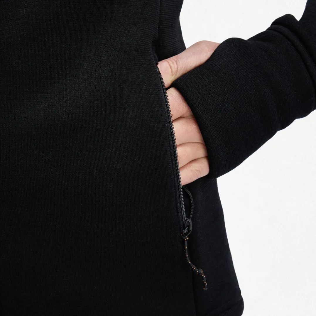Aclima Fleecewool Hooded Jacket W'S Jet Black