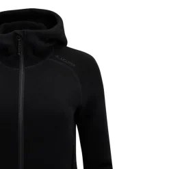 Aclima Fleecewool Hooded Jacket W'S Jet Black