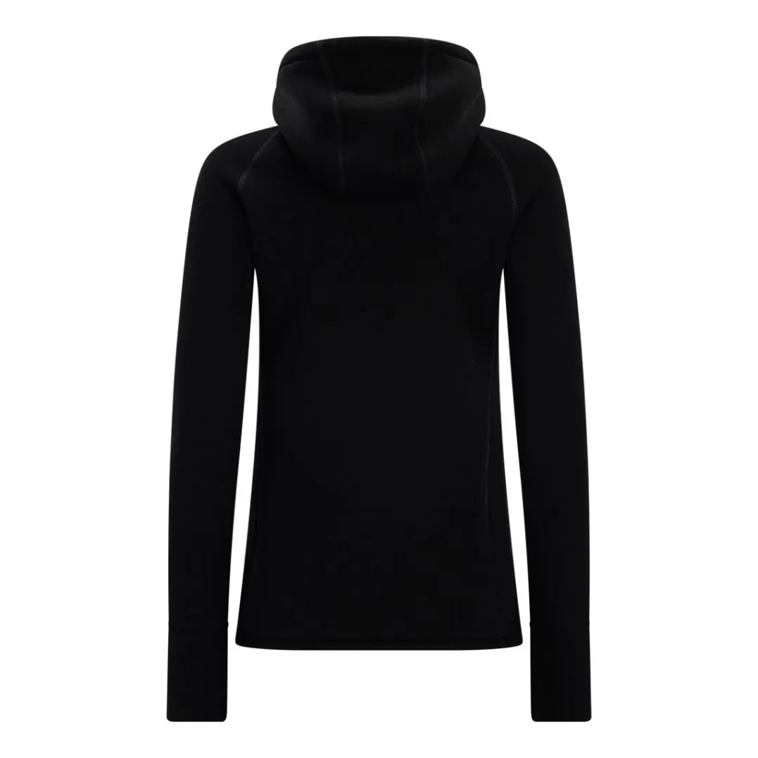 Aclima Fleecewool Hooded Jacket W'S Jet Black