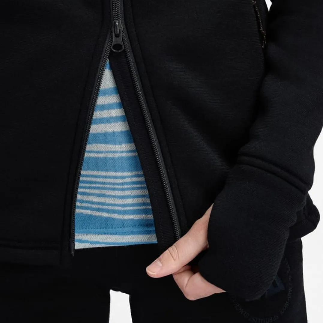 Aclima Fleecewool Hooded Jacket W'S Jet Black