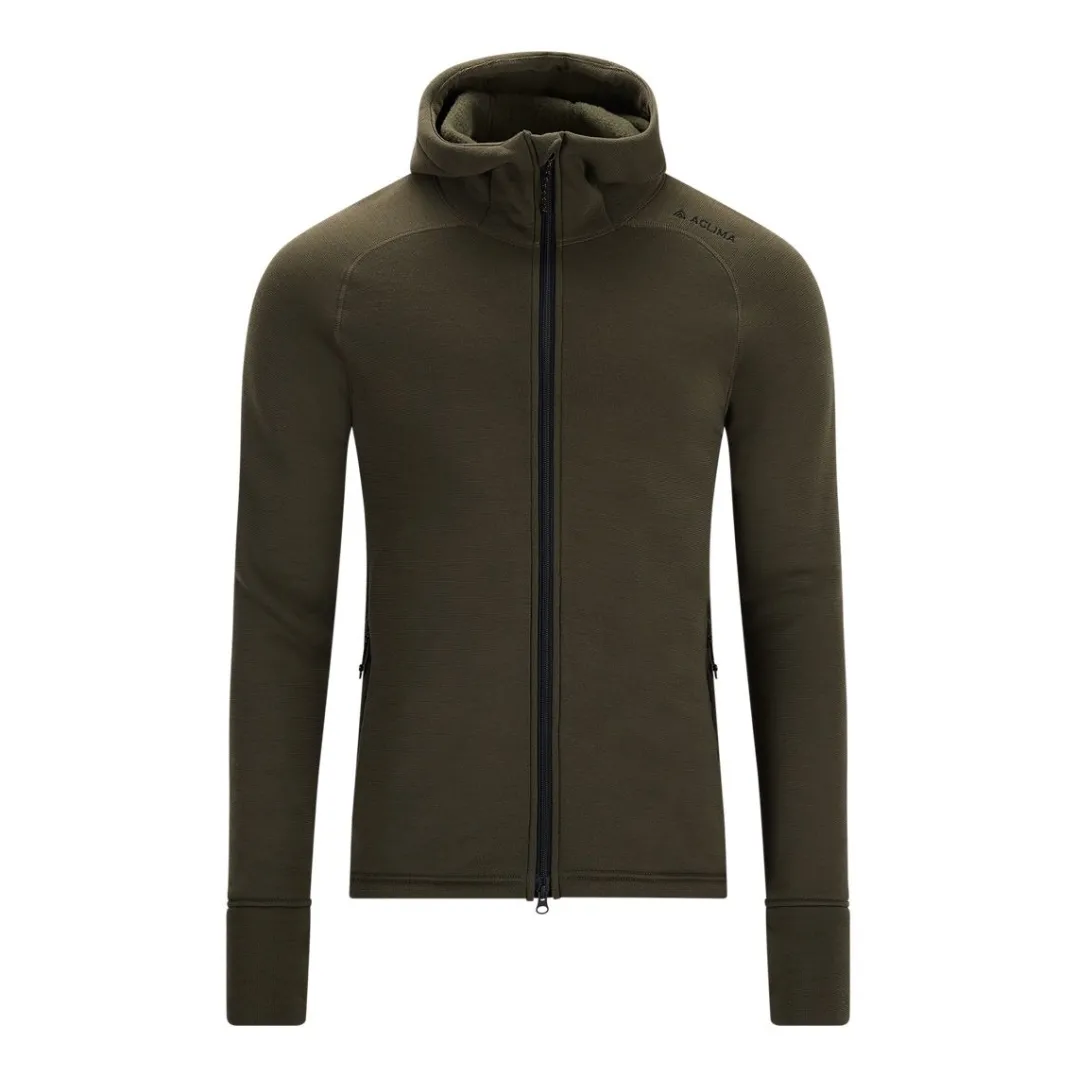 Aclima Fleecewool Hooded Jacket M'S Tarmac