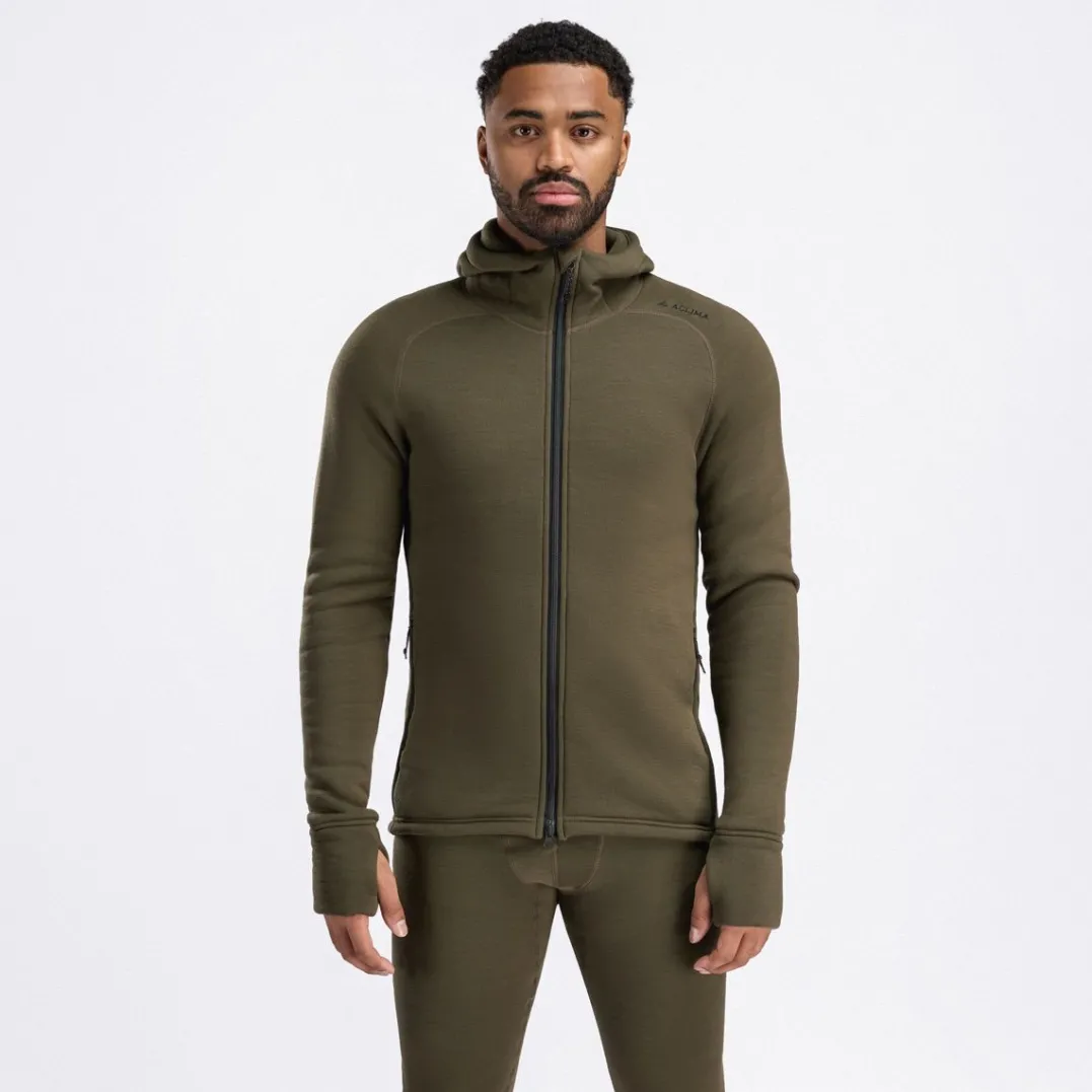Aclima Fleecewool Hooded Jacket M'S Tarmac