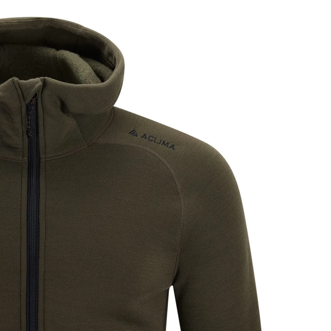 Aclima Fleecewool Hooded Jacket M'S Tarmac