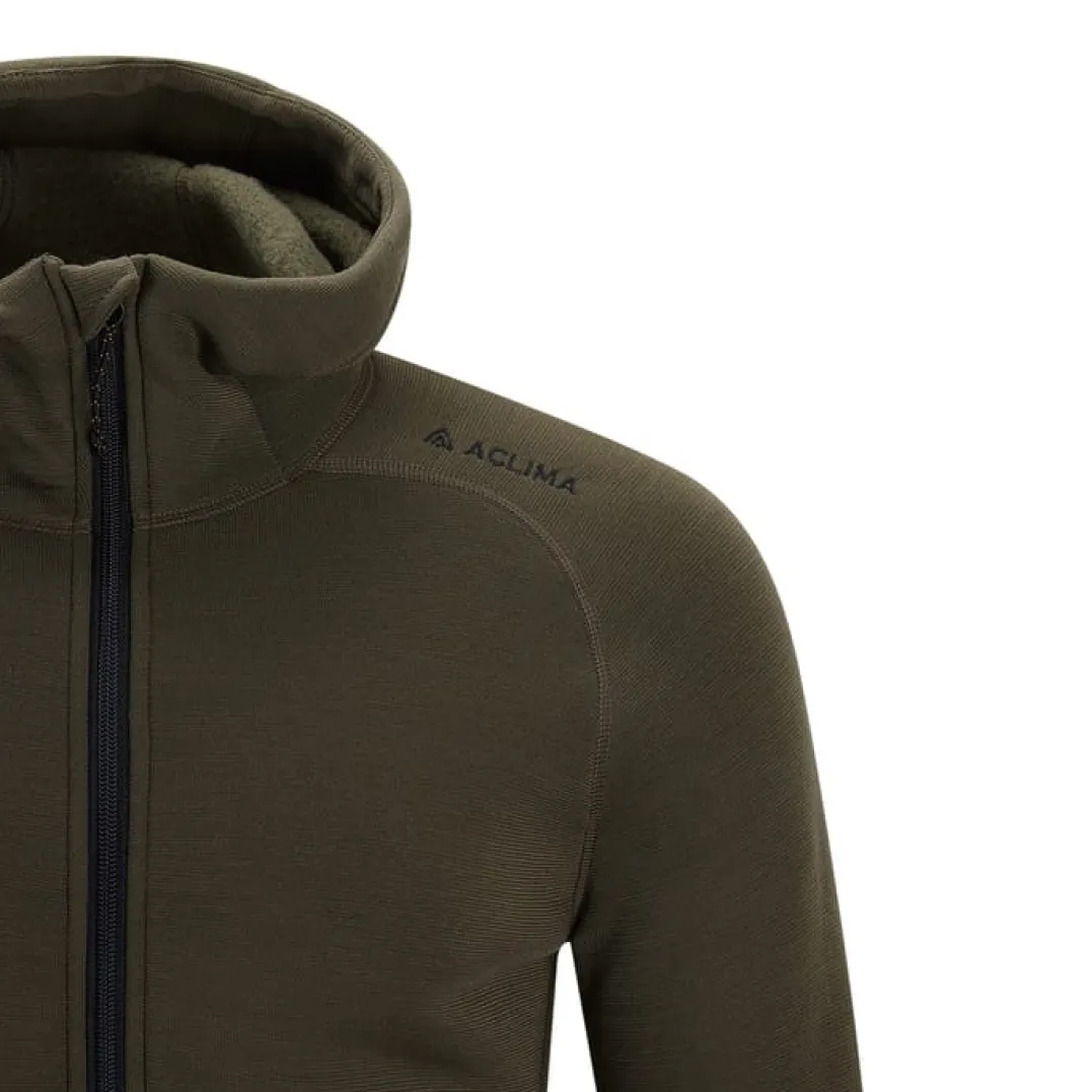Aclima Fleecewool Hooded Jacket M'S Tarmac