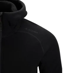 Aclima Fleecewool Hooded Jacket M'S Jet Black