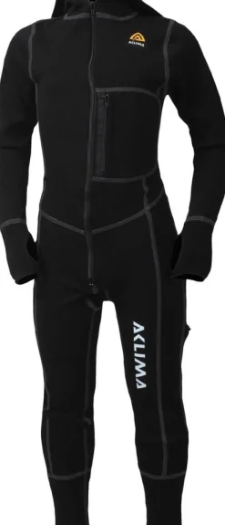 Aclima Kids' Warmwool Overall Jet Black