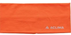 Aclima LightWool Headband Orange Tiger
