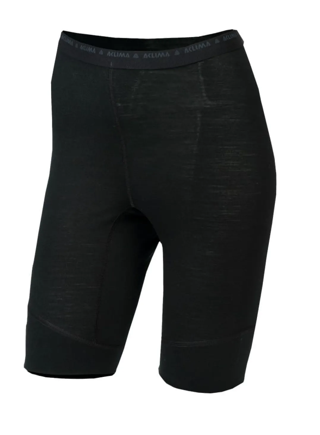 Aclima LightWool Shorts Long Women Jet Black