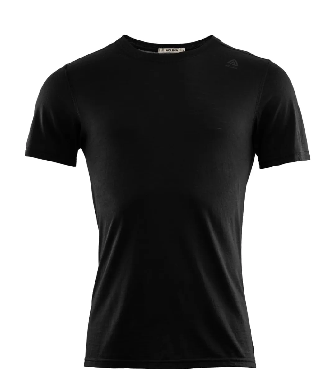 Aclima LightWool Undershirt T-shirt Man Jet Black