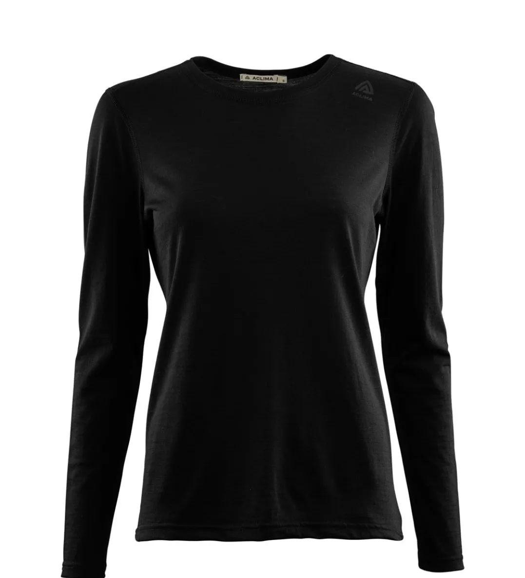Aclima LightWool 140 Undershirt Long Sleeve Woman Jet Black
