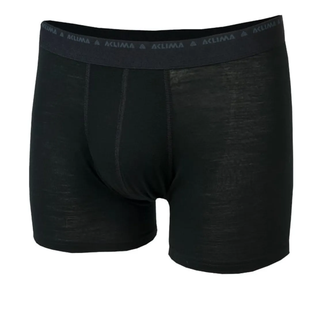 Aclima Men's LightWool 140 Boxer Jet Black