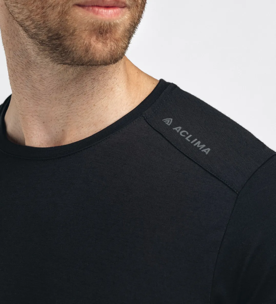 Aclima Men's Lightwool 140 Trail Tee Jet Black