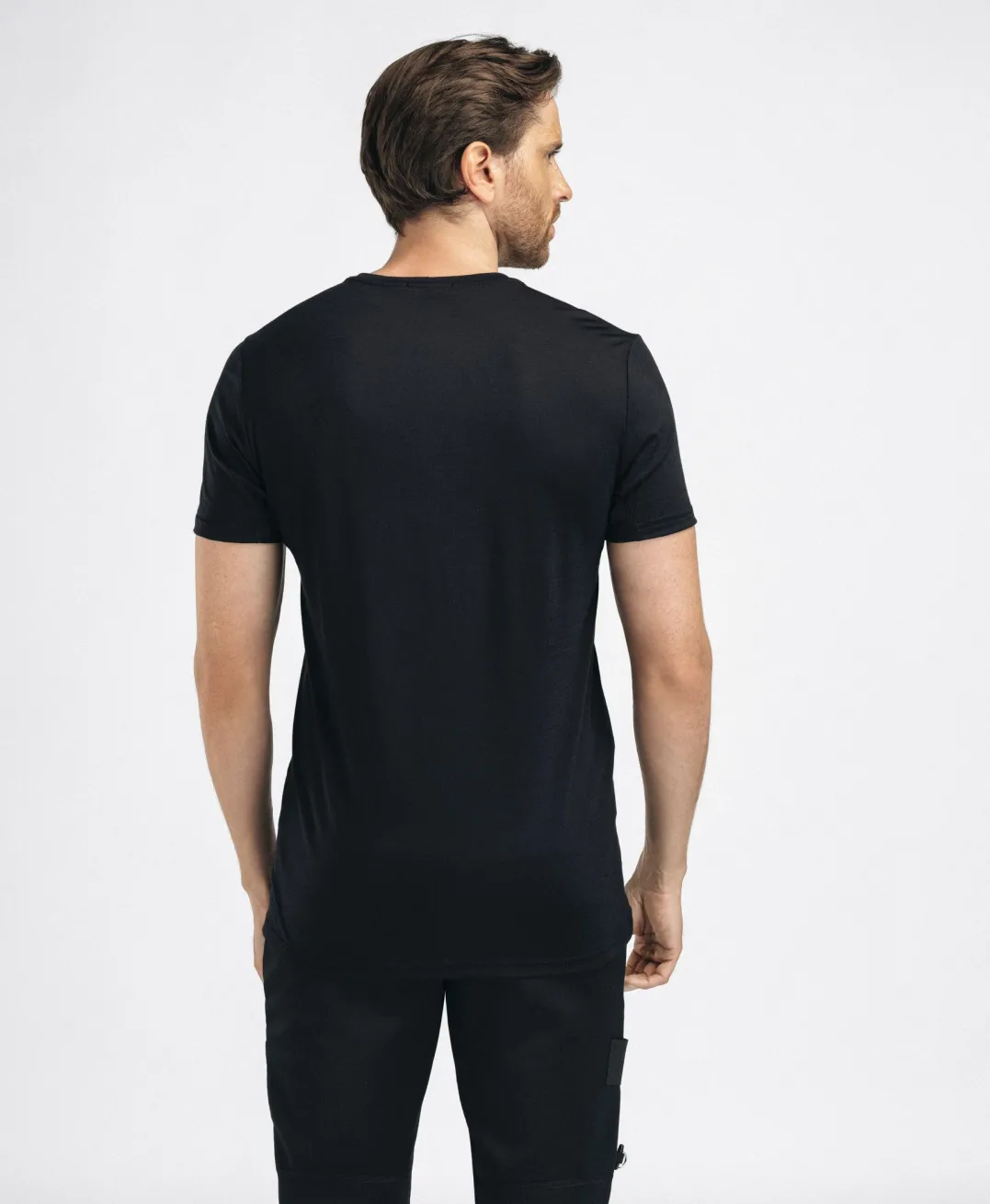 Aclima Men's Lightwool 140 Trail Tee Jet Black