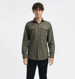 Aclima Men's ReBorn Woolshirt Forest Melange