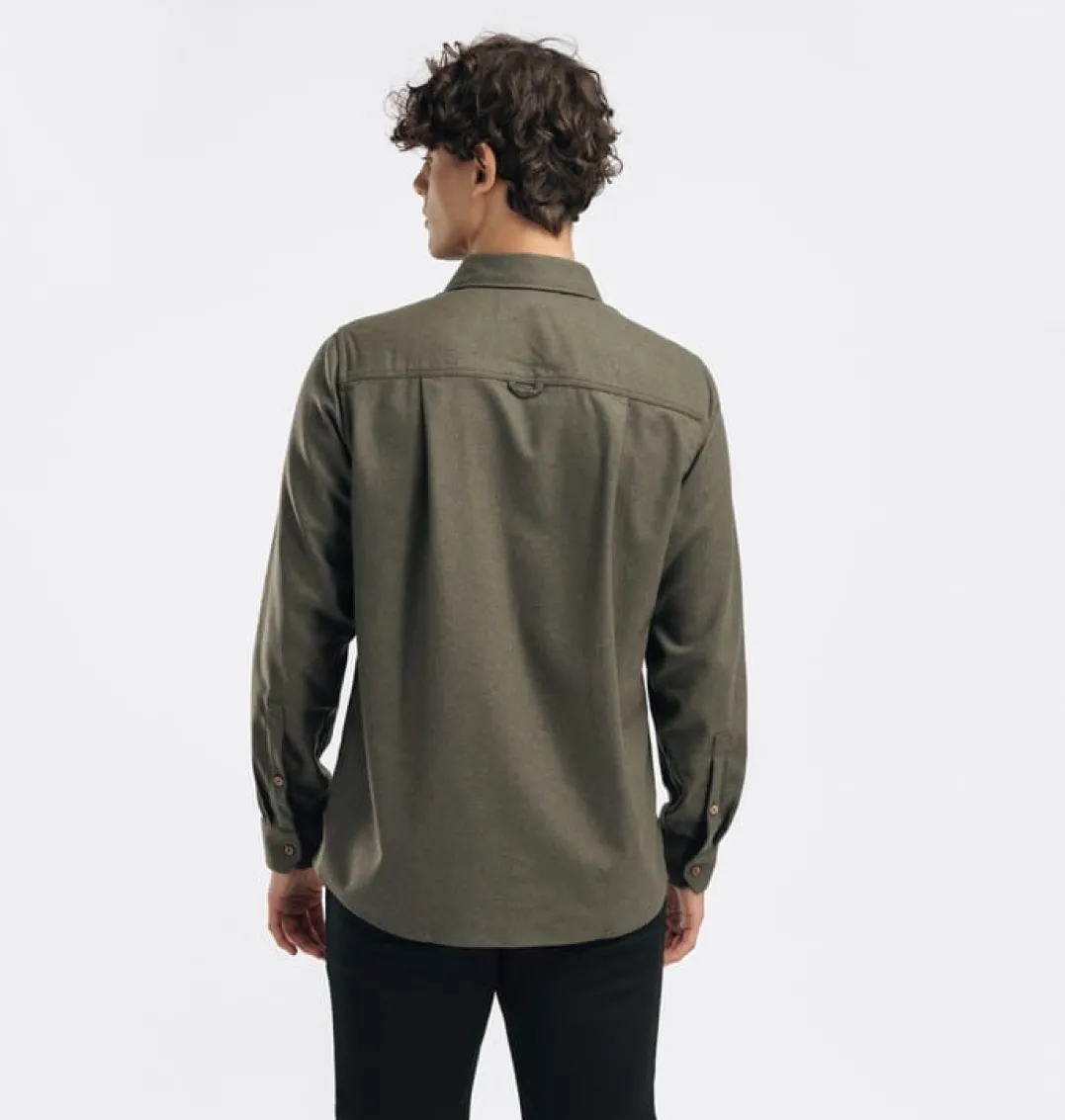 Aclima Men's ReBorn Woolshirt Forest Melange