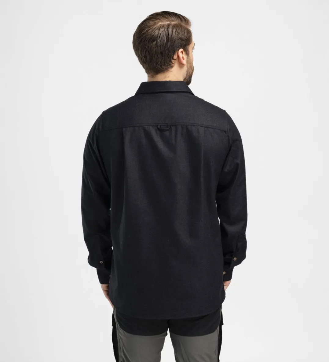 Aclima Men's ReBorn Woolshirt Dark Grey Melange