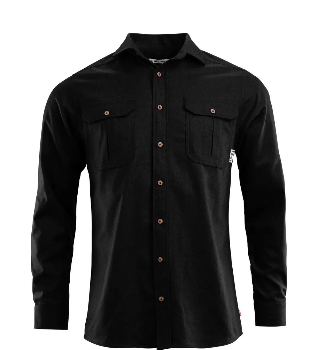Aclima Men's ReBorn Woolshirt Dark Grey Melange