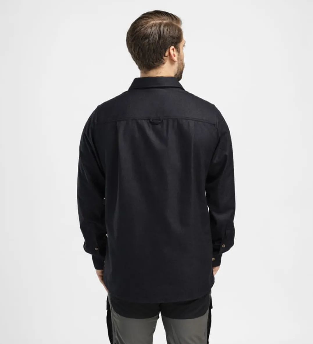 Aclima Men's ReBorn Woolshirt Dark Grey Melange