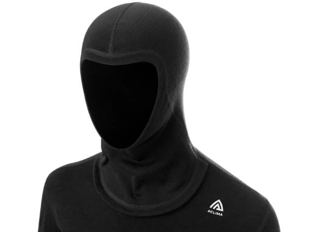 Aclima Men's Warmwool Hoodsweater V2 Jet Black