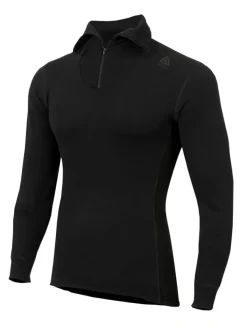 Aclima Men's WarmWool Polo Jet Black