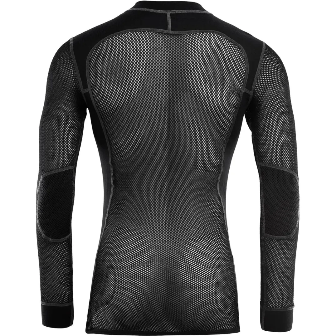 Aclima Men's WoolNet Crewneck Jet Black