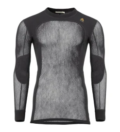 Aclima Men's WoolNet Crewneck Jet Black
