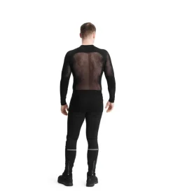 Aclima Men's WoolNet Crewneck Jet Black