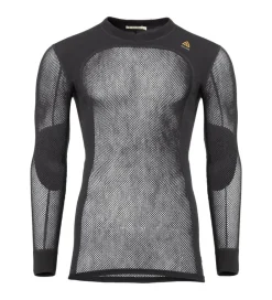 Aclima Men's WoolNet Crewneck Jet Black