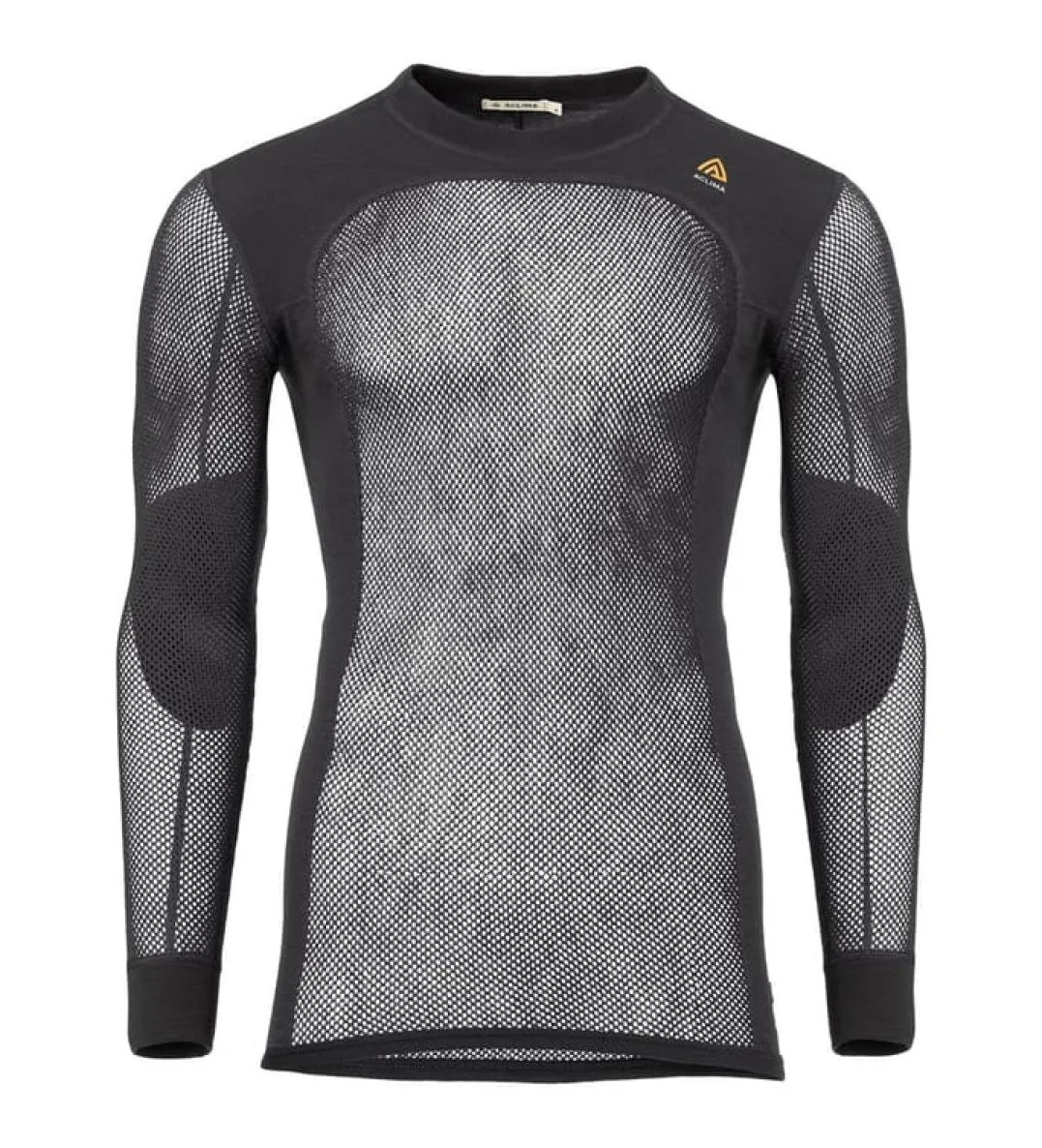 Aclima Men's WoolNet Crewneck Jet Black