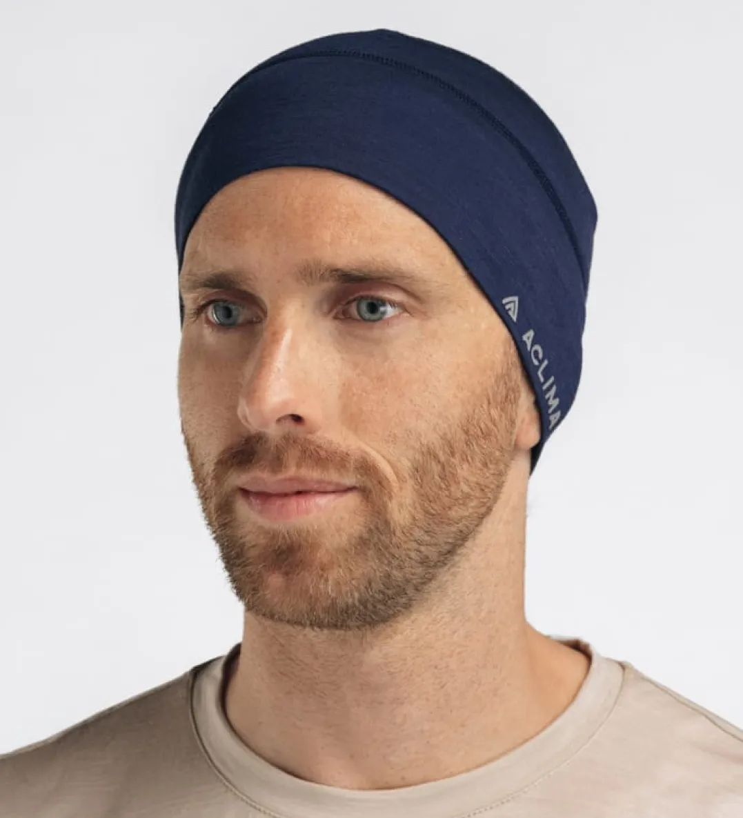 Aclima Unisex LightWool Beanie Navy Blazer