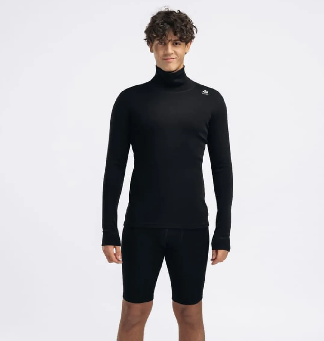 Aclima Warmwool Roll Neck M'S Jet Black