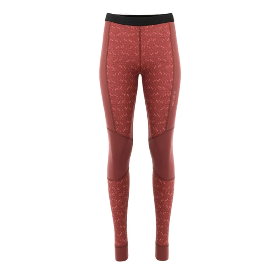 Aclima Women's DesignWool Glitre Longs Glitre Rød