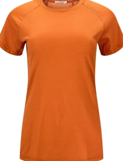 Aclima Women's Lightwool 140 Trail Tee Apricot Orange