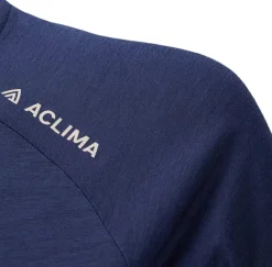 Aclima Women's Lightwool 140 Trail Tee Navy Blazer