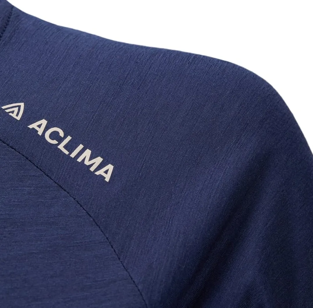 Aclima Women's Lightwool 140 Trail Tee Navy Blazer
