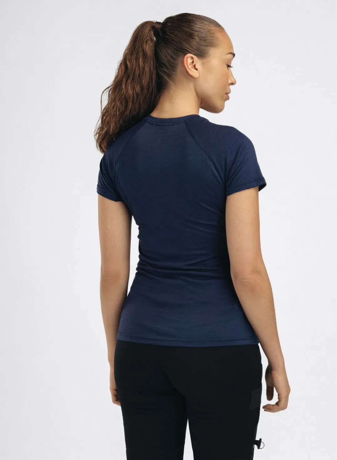 Aclima Women's Lightwool 140 Trail Tee Navy Blazer