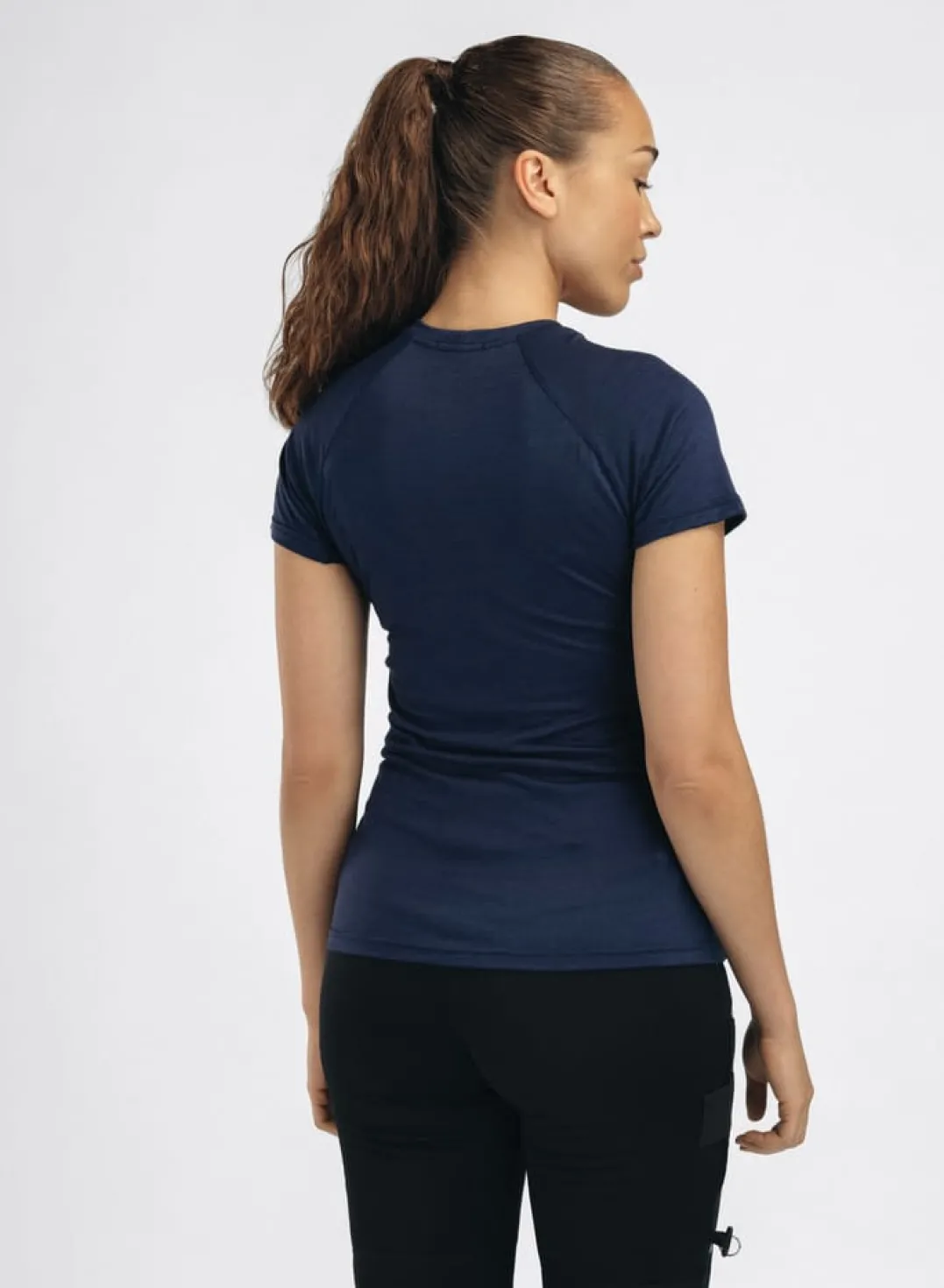 Aclima Women's Lightwool 140 Trail Tee Navy Blazer