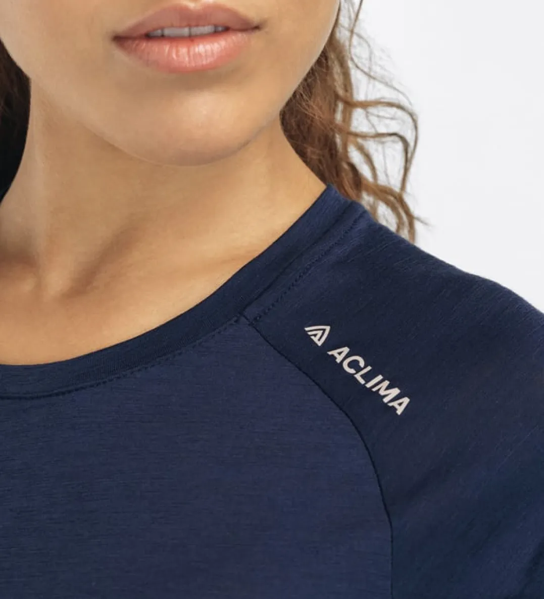 Aclima Women's Lightwool 140 Trail Tee Navy Blazer