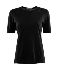 Aclima Women's LightWool 140 Undershirt T-shirt Jet Black
