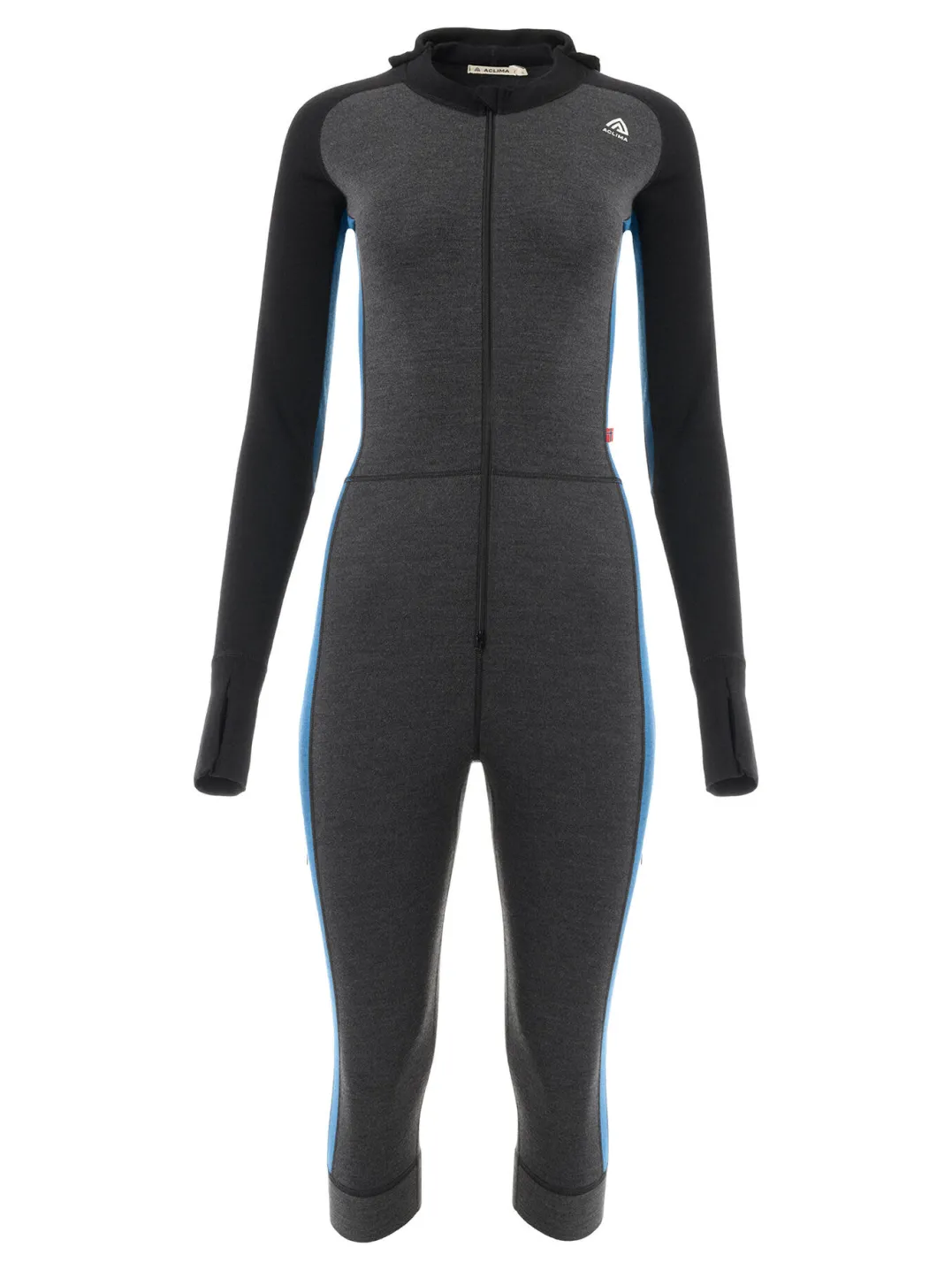Aclima Women's WarmWool Overall 3/4 Marengo/Jet Black/Corsair