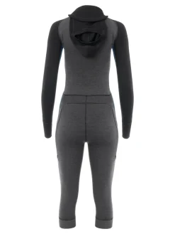 Aclima Women's WarmWool Overall 3/4 Marengo/Jet Black/Corsair
