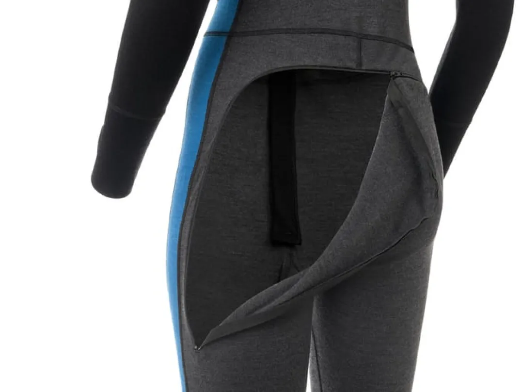 Aclima Women's WarmWool Overall 3/4 Marengo/Jet Black/Corsair