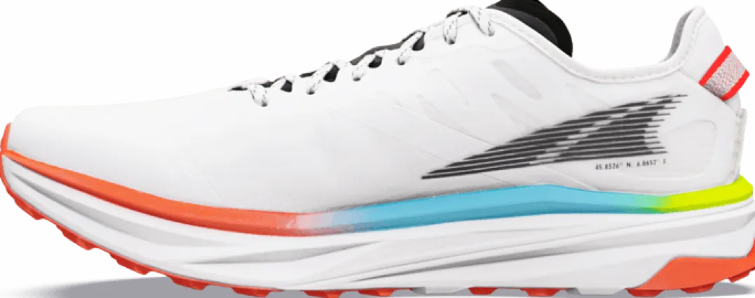 Altra Men's Mont Blanc Carbon White/black/firey Coral