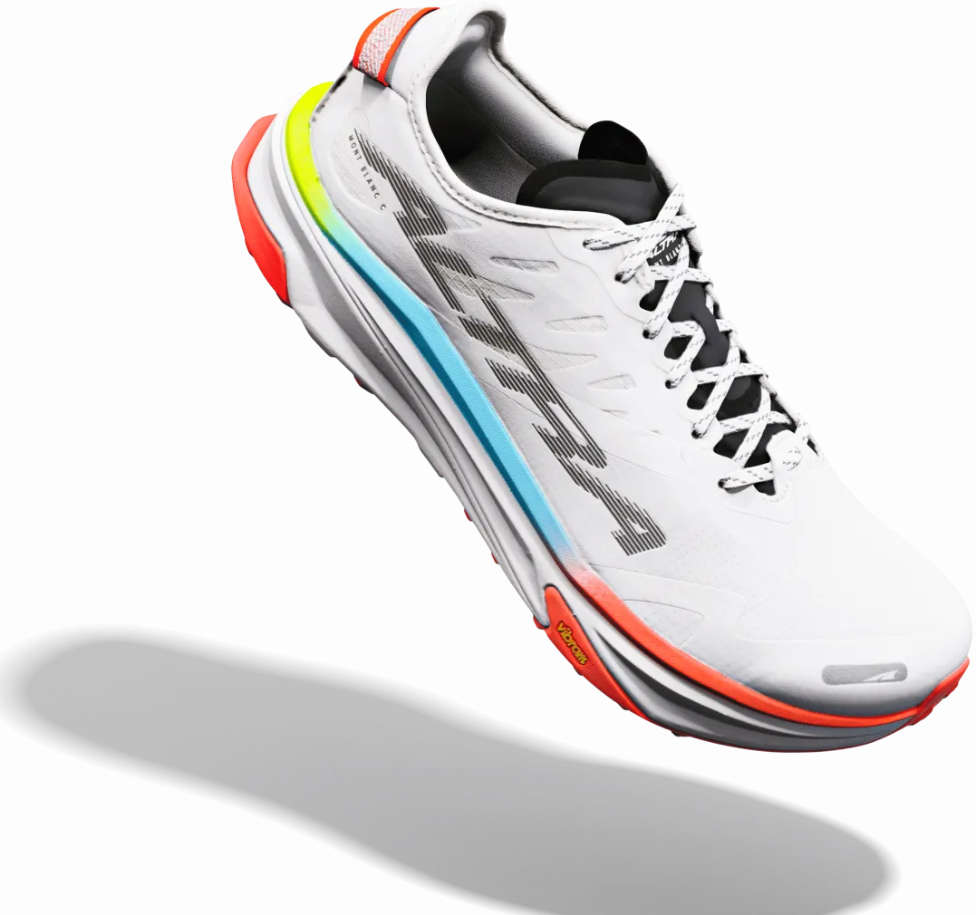 Altra Men's Mont Blanc Carbon White/black/firey Coral
