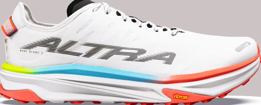 Altra Men's Mont Blanc Carbon White/black/firey Coral