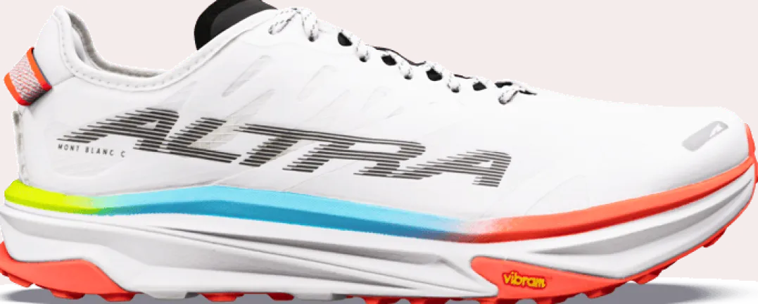 Altra Men's Mont Blanc Carbon White/black/firey Coral