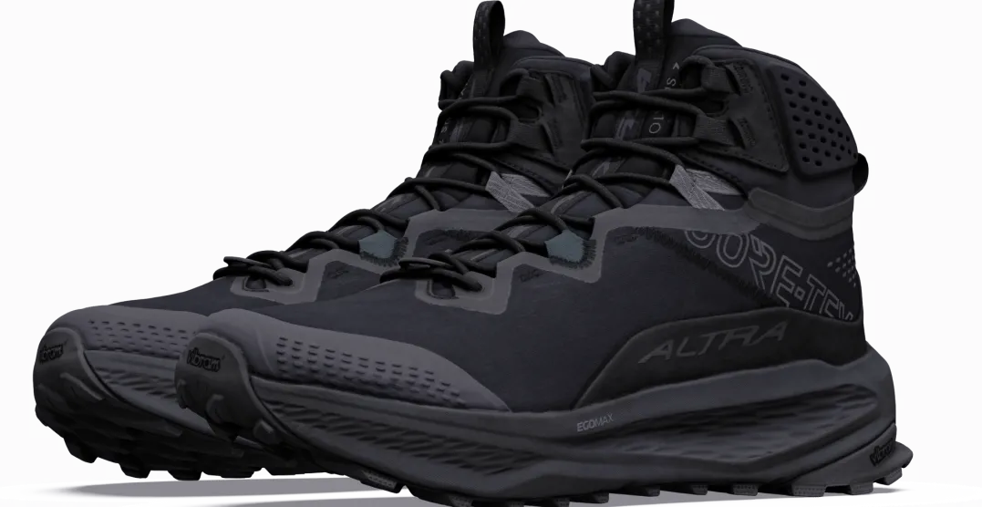 Altra Men's Olympus 7 Mid GORE-TEX Black/Black/Dark Shadow