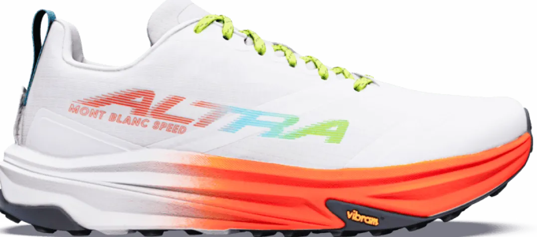 Altra Women's Mont Blanc Speed White/fry Coral/vpr Blu