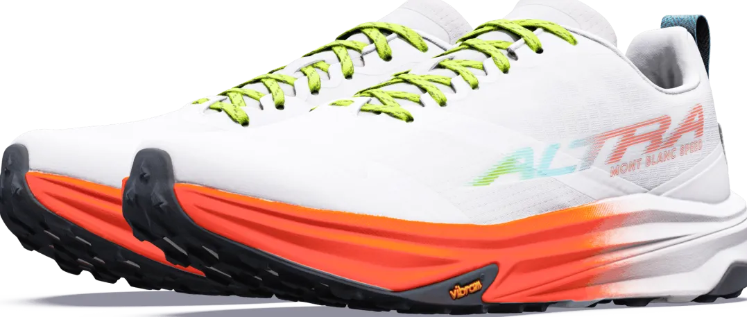 Altra Women's Mont Blanc Speed White/fry Coral/vpr Blu